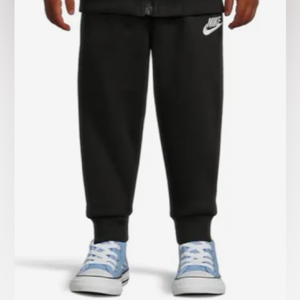 Nike Toddler Sz 24m Black Fleece‎ Logo Joggers